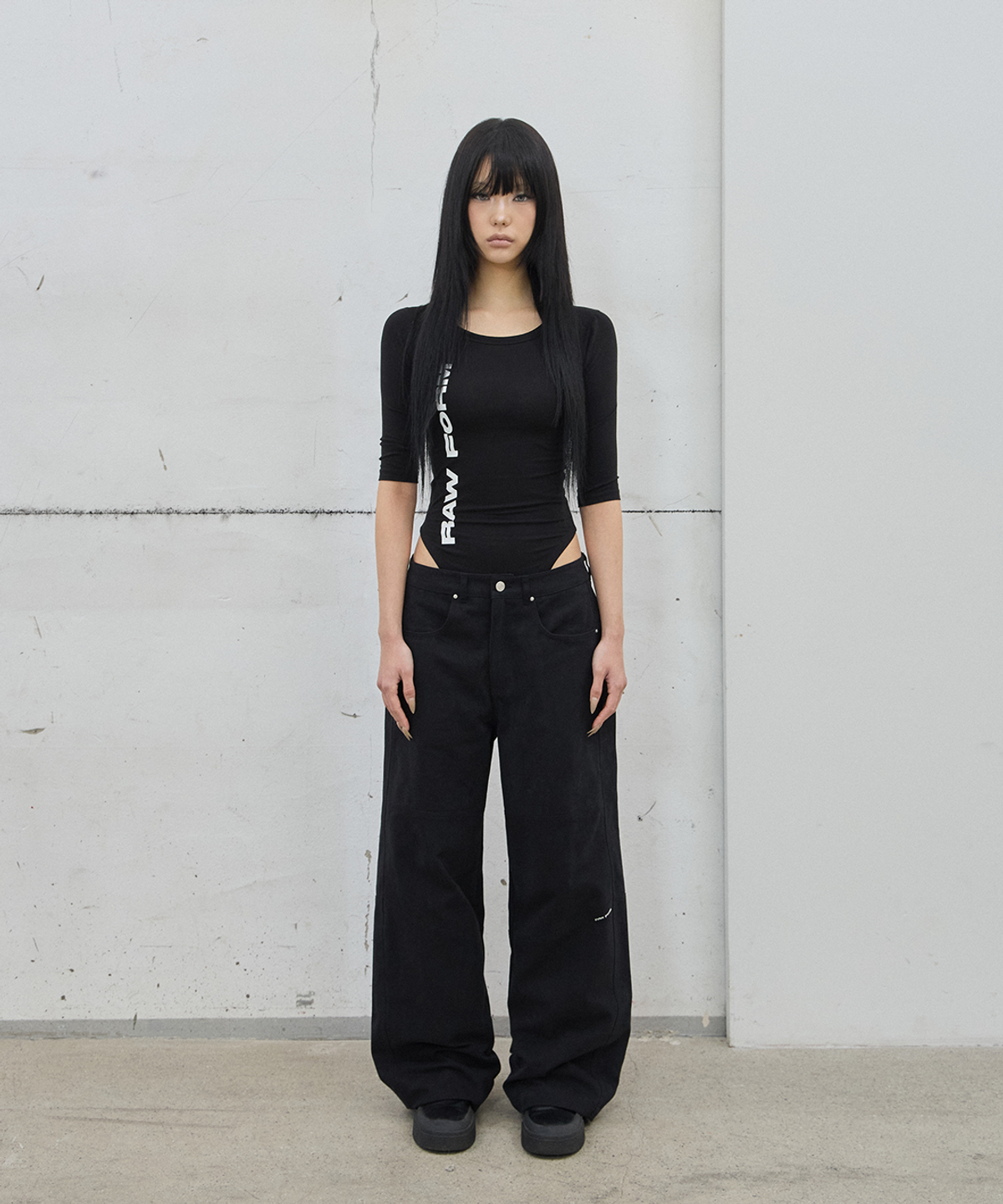 사일프레이(41PRAY) Multi-Panel Pants / Black