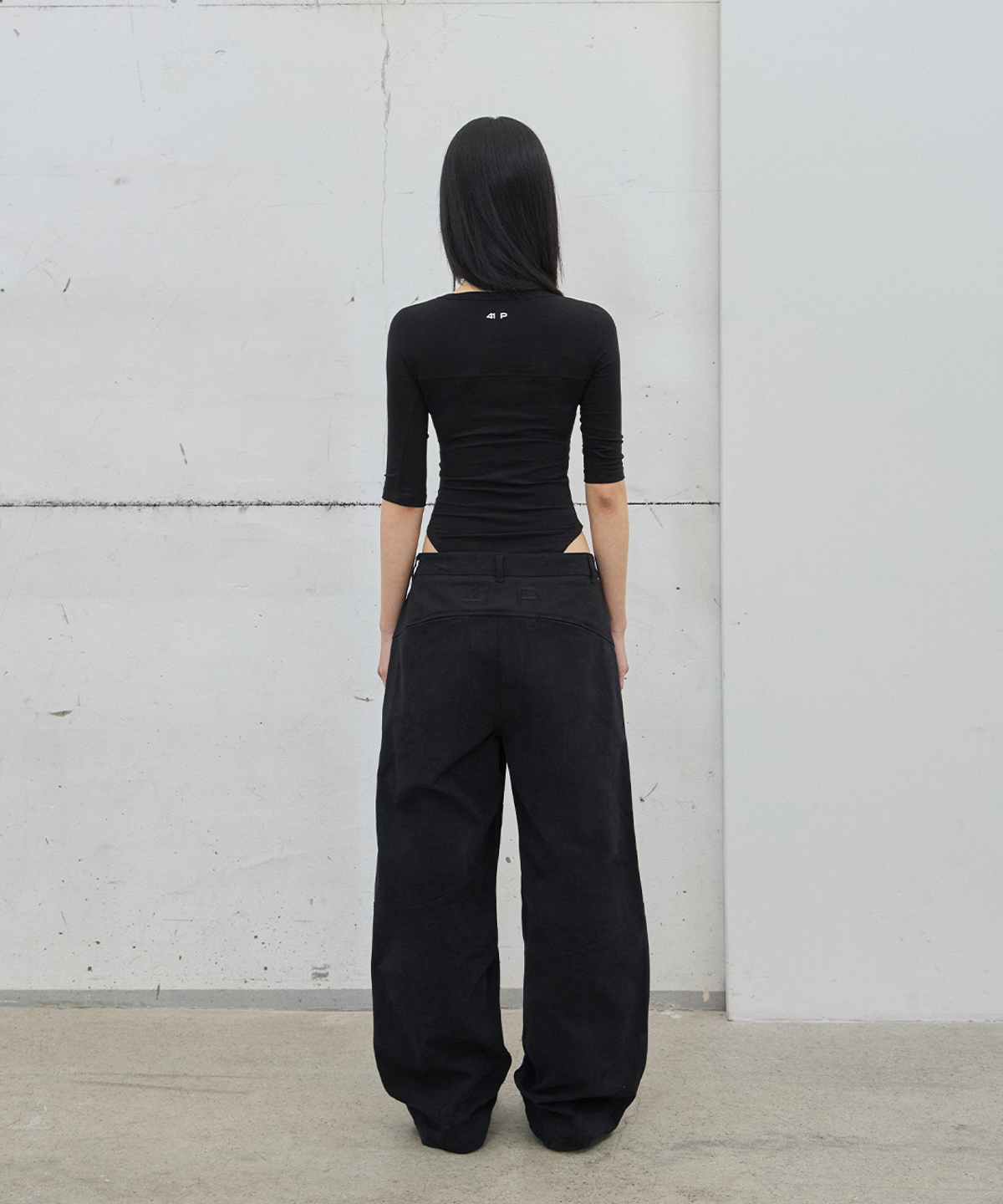 사일프레이(41PRAY) Multi-Panel Pants / Black