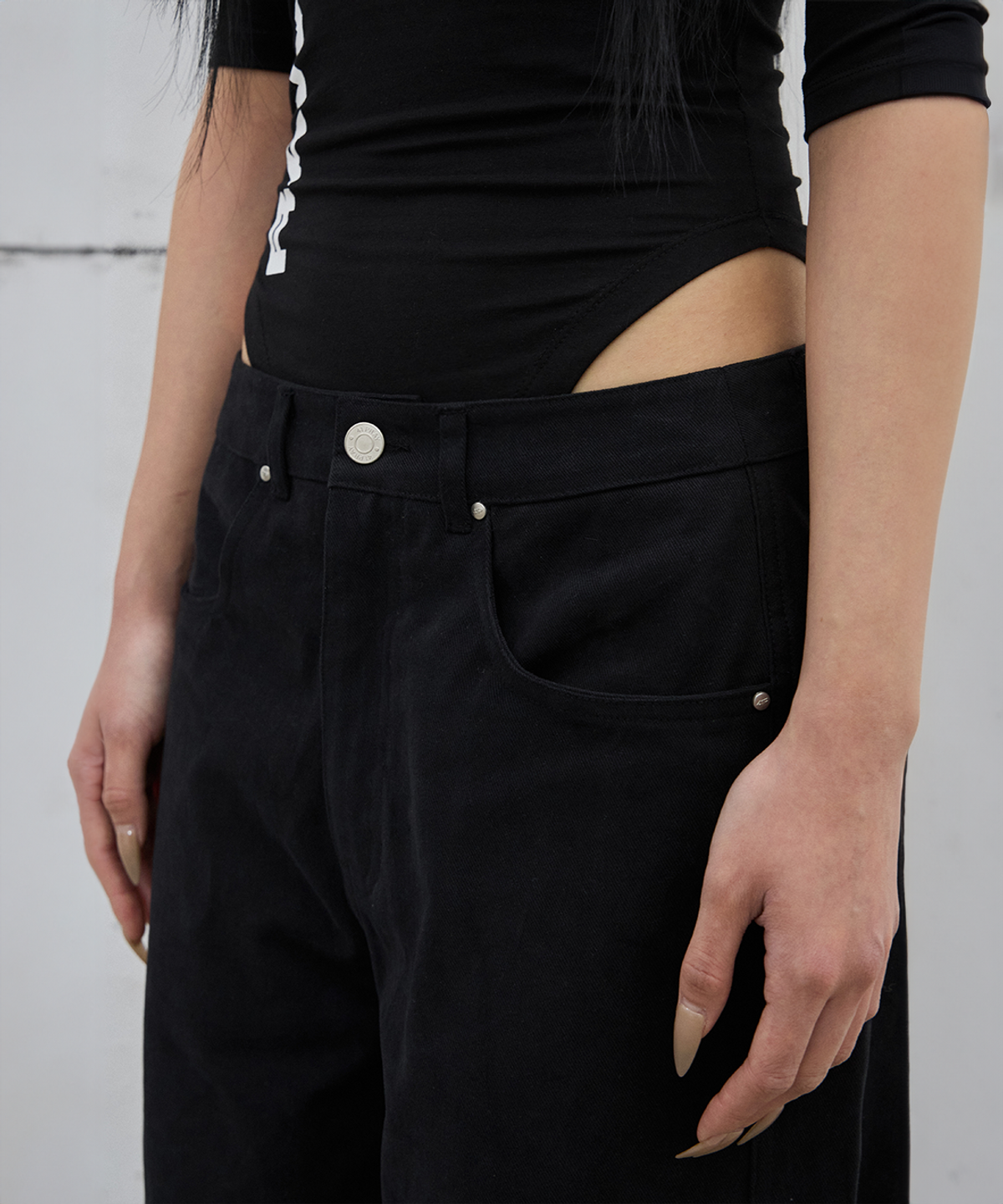 사일프레이(41PRAY) Multi-Panel Pants / Black