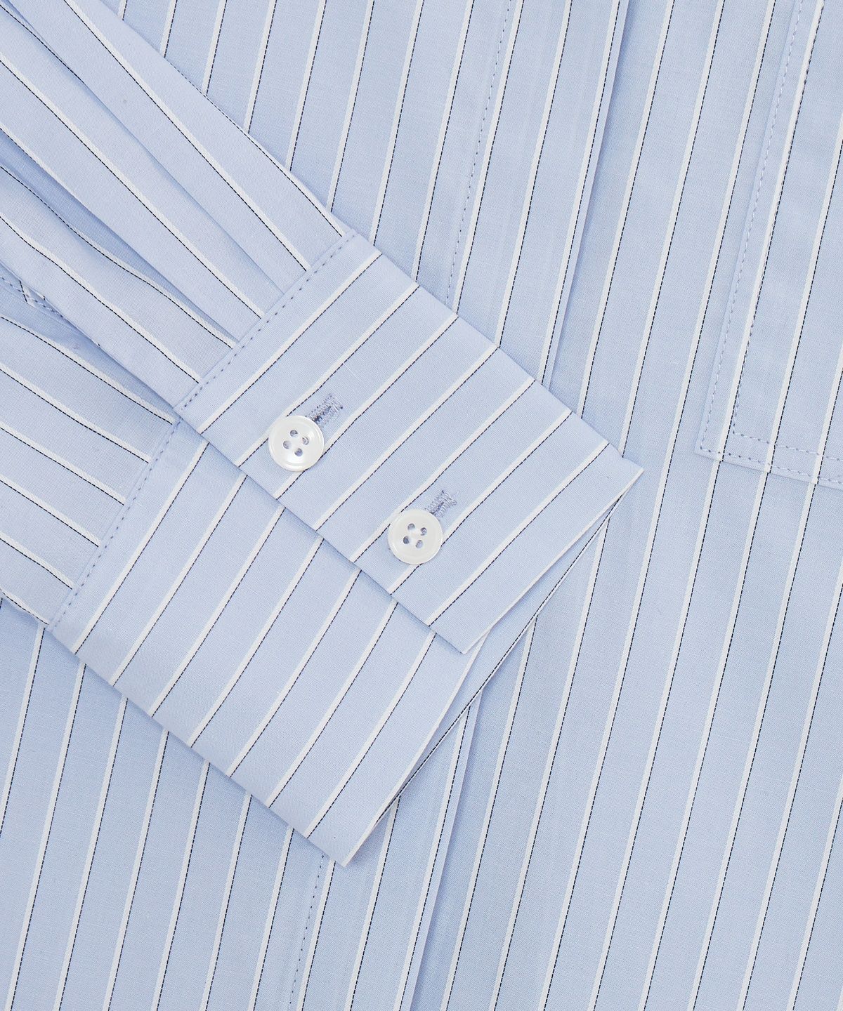라코스테(LACOSTE) 여성 릴렉스핏 스트라이프 포플린 셔츠 CF679E-56G AEY