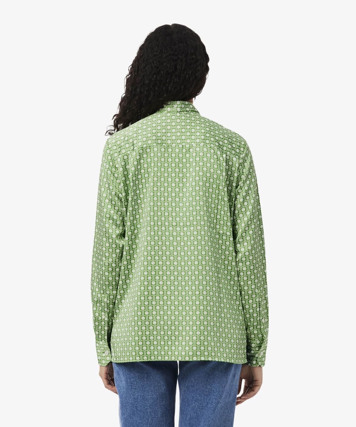 라코스테(LACOSTE) 여성 새틴 블라우스 CF2626-56G 4SI