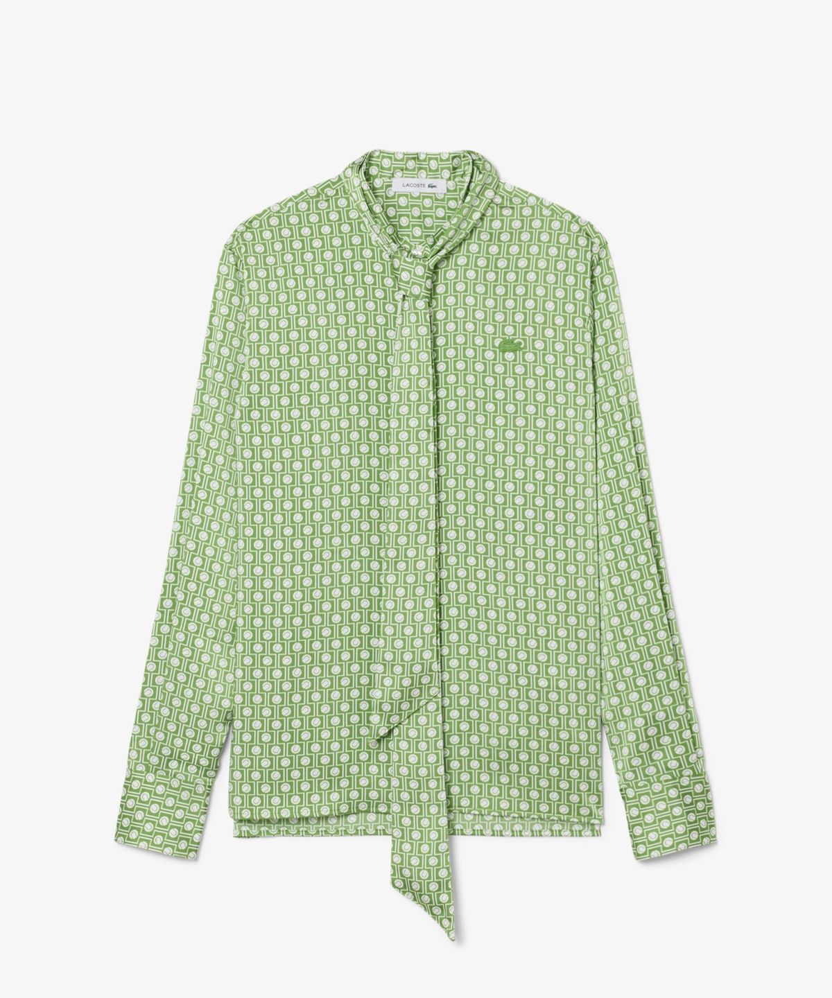 라코스테(LACOSTE) 여성 새틴 블라우스 CF2626-56G 4SI