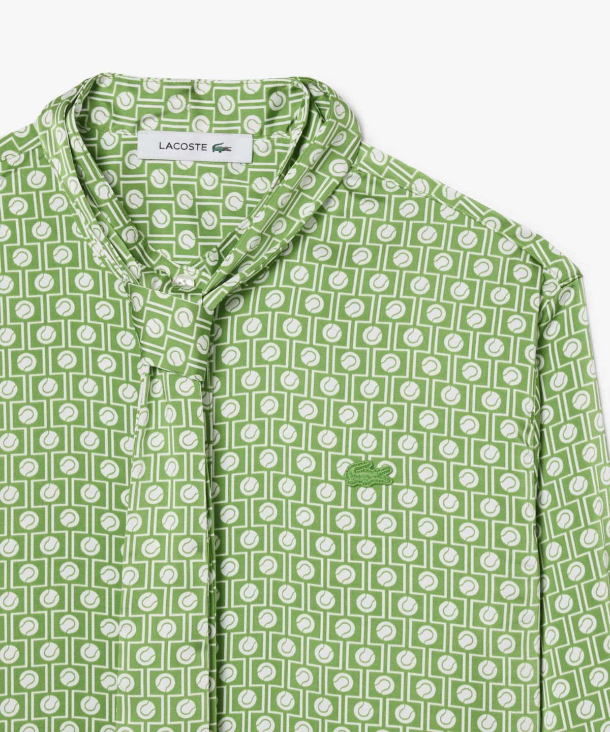 라코스테(LACOSTE) 여성 새틴 블라우스 CF2626-56G 4SI