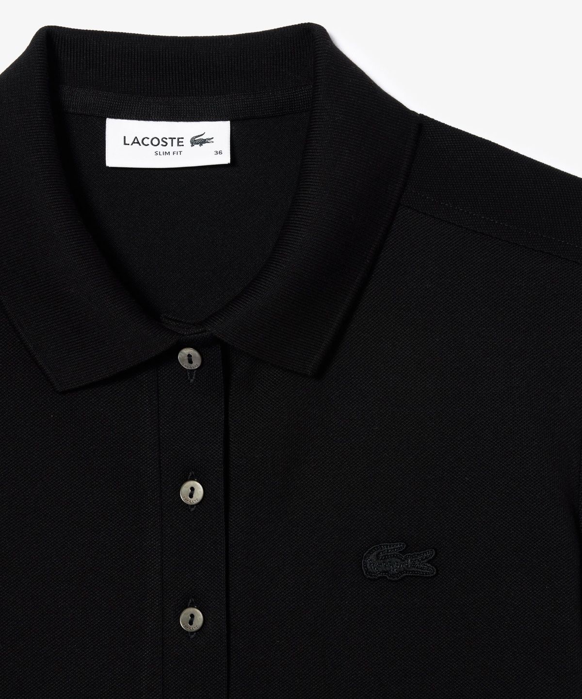 라코스테(LACOSTE) 여성 슬림핏 미니피케 폴로 셔츠 PF5462-56G 031