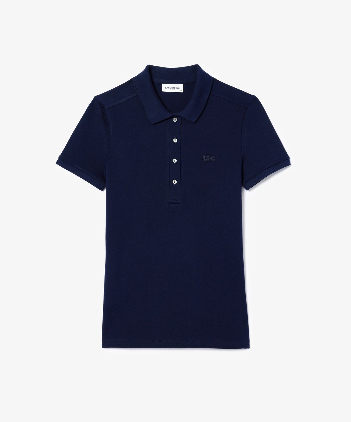 라코스테(LACOSTE) 여성 슬림핏 미니피케 폴로 셔츠 PF5462-56G 166