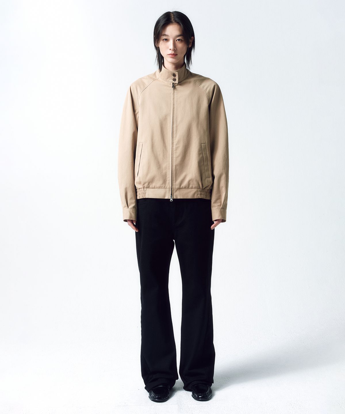 인사일런스 우먼(INSILENCE WOMEN) 빈티지 헤링턴 점퍼 BEIGE
