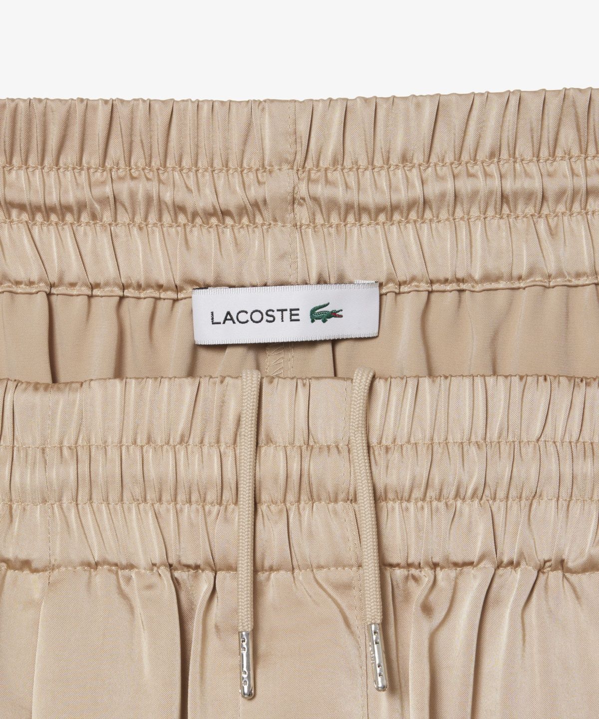 라코스테(LACOSTE) 여성 새틴 셋업 트라우저 HF6814-56G X6F
