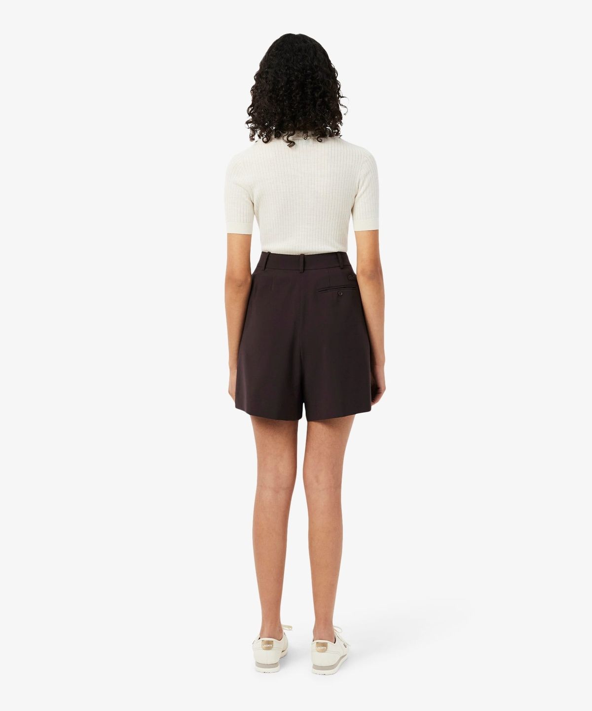 라코스테(LACOSTE) 여성 울 블렌드 버뮤다 팬츠 FF0243-56G 3LA