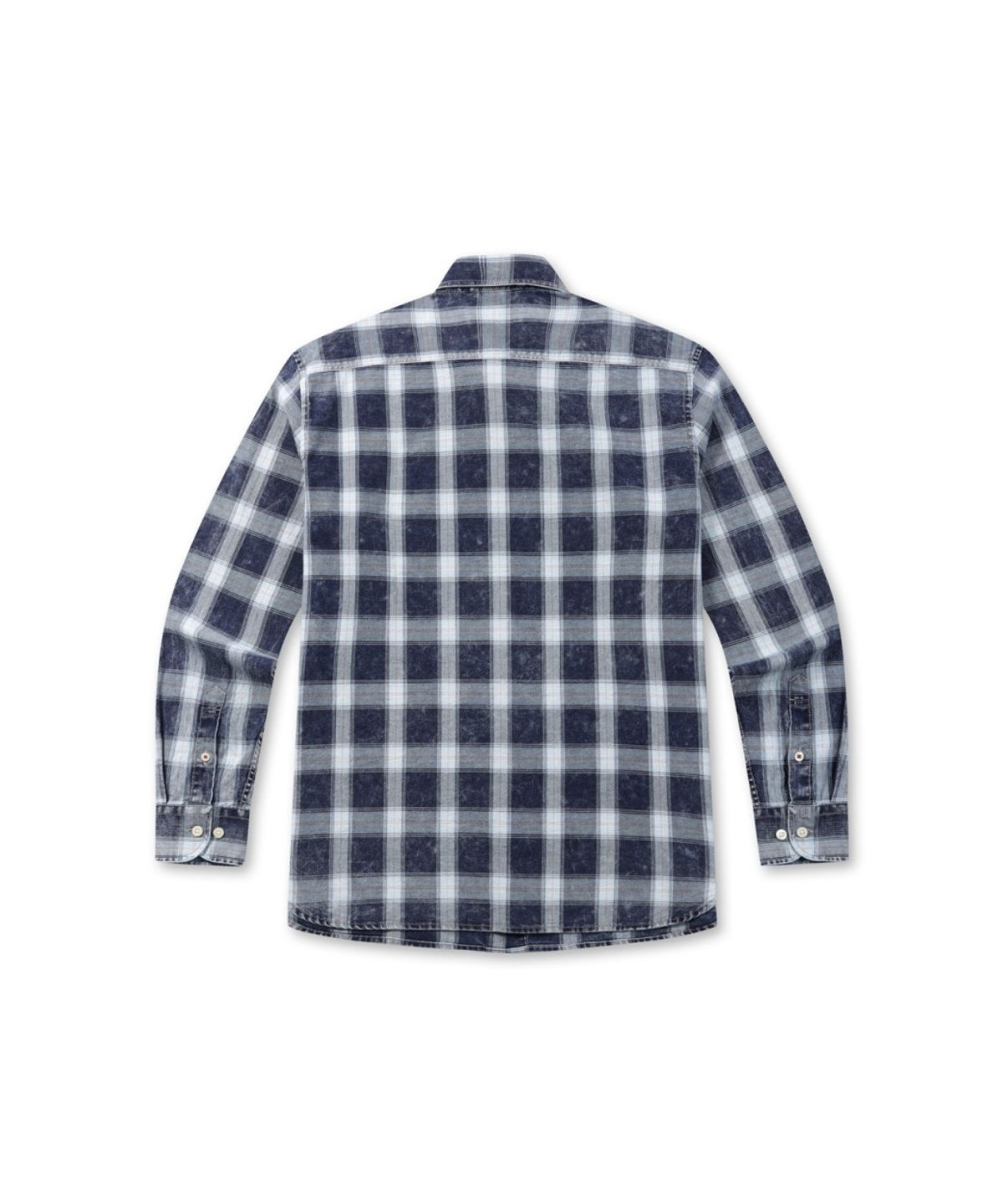 브렌우드(BRENTWOOD) 인디고 체크 캐주얼셔츠 BRSAM26473NYD