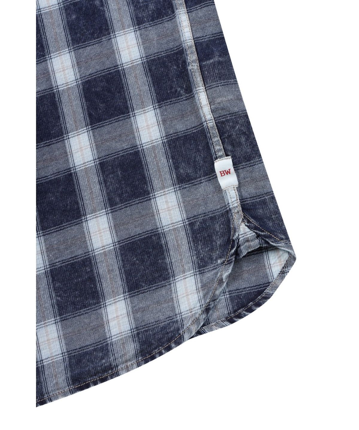 브렌우드(BRENTWOOD) 인디고 체크 캐주얼셔츠 BRSAM26473NYD