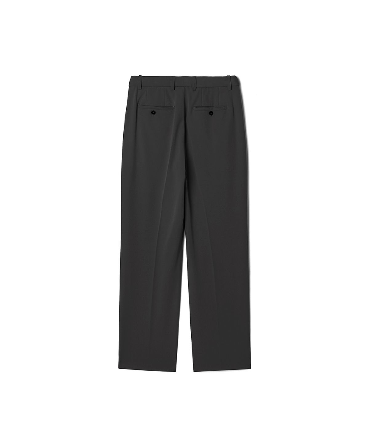 애드호크(ADHOC) 남성 T/R 스탠다드 세미 와이드 팬츠 (BLACK) (HCRLP06)