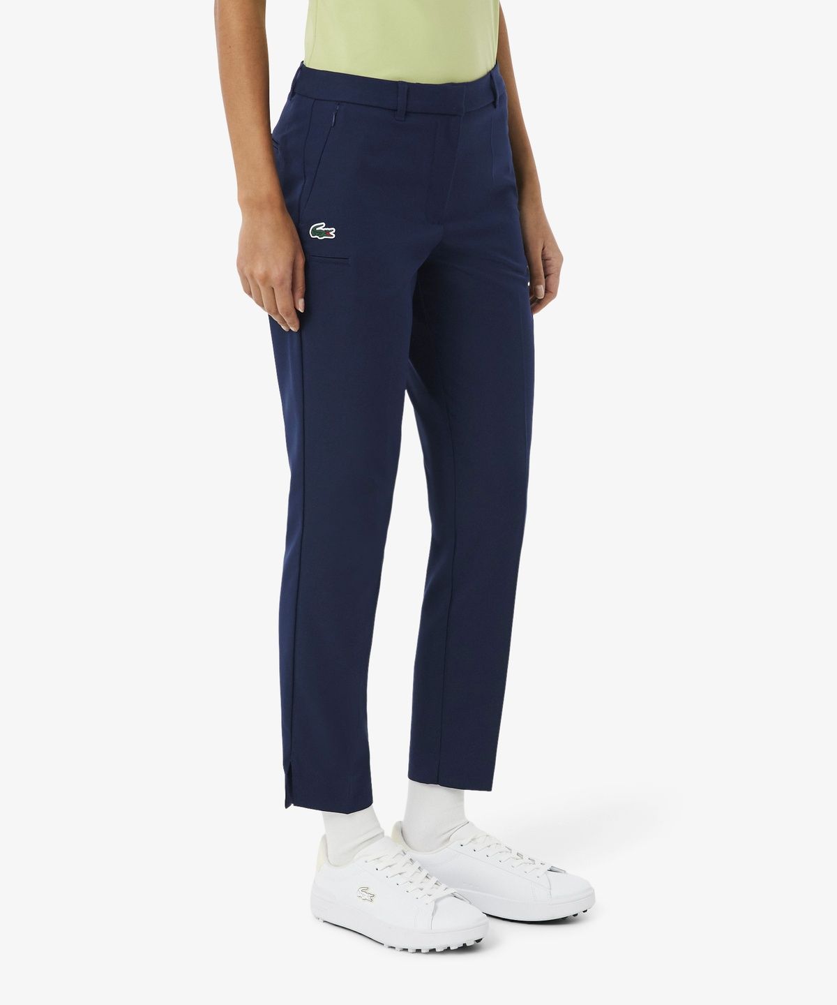 라코스테(LACOSTE) 여성 골프 밑단 슬릿 팬츠 HF4555-56G 166