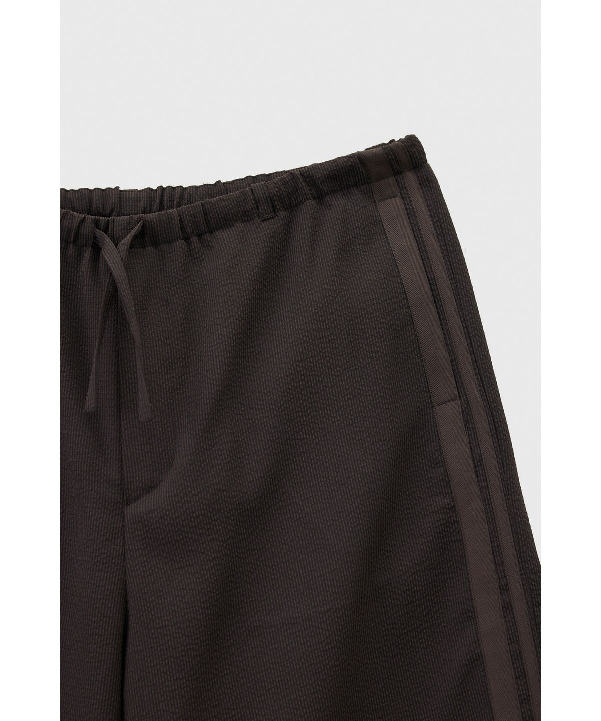 유스(YOUTH) Side Tape String Pants - Brown
