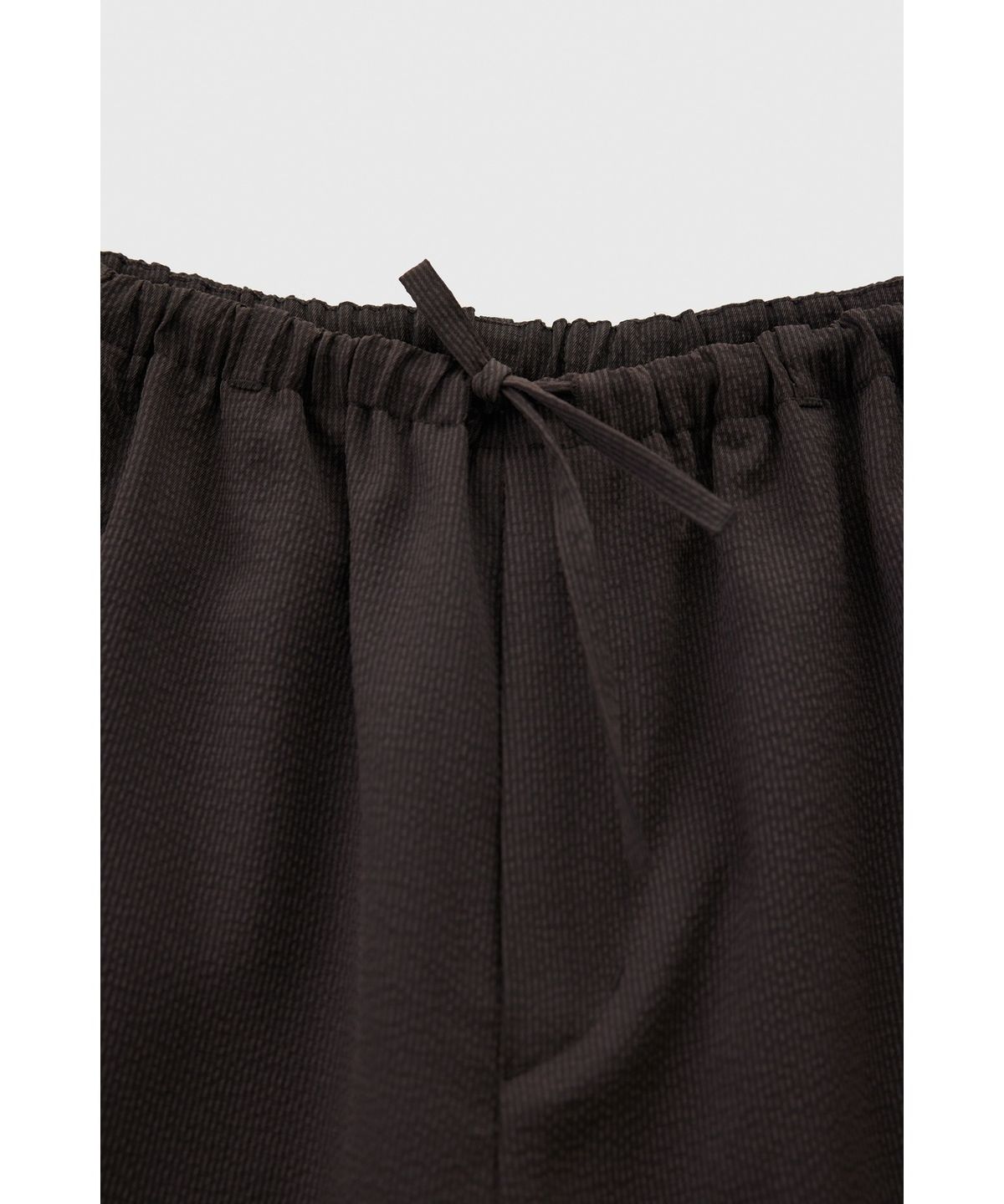 유스(YOUTH) Side Tape String Pants - Brown