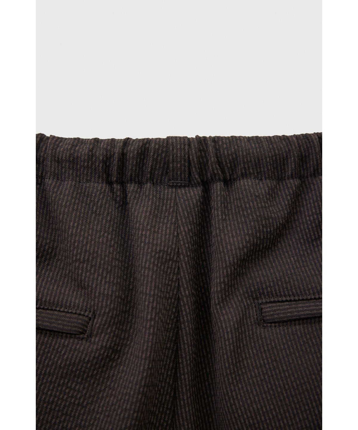유스(YOUTH) Side Tape String Pants - Brown