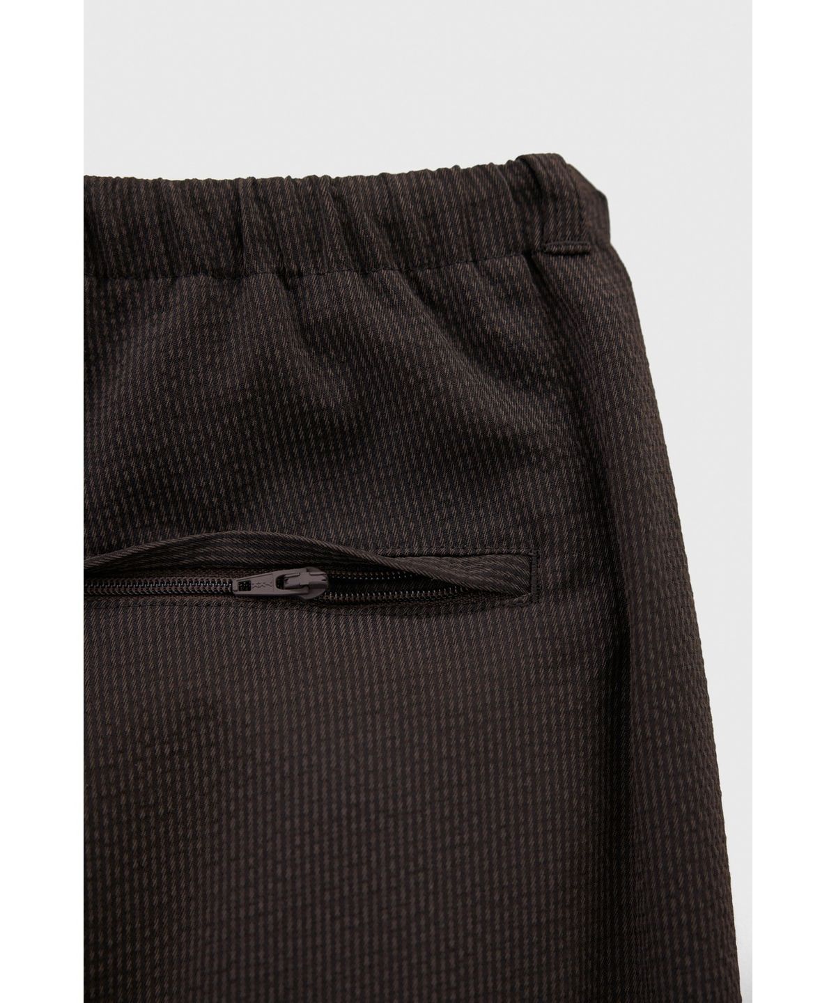 유스(YOUTH) Side Tape String Pants - Brown