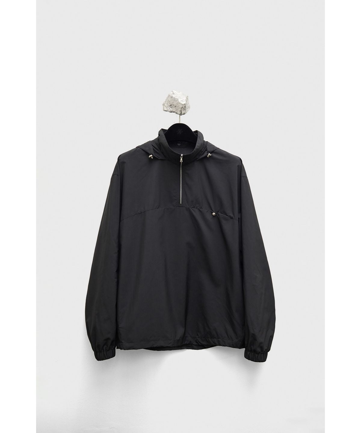 유스(YOUTH) Convertible Half Zip Anorak - Black