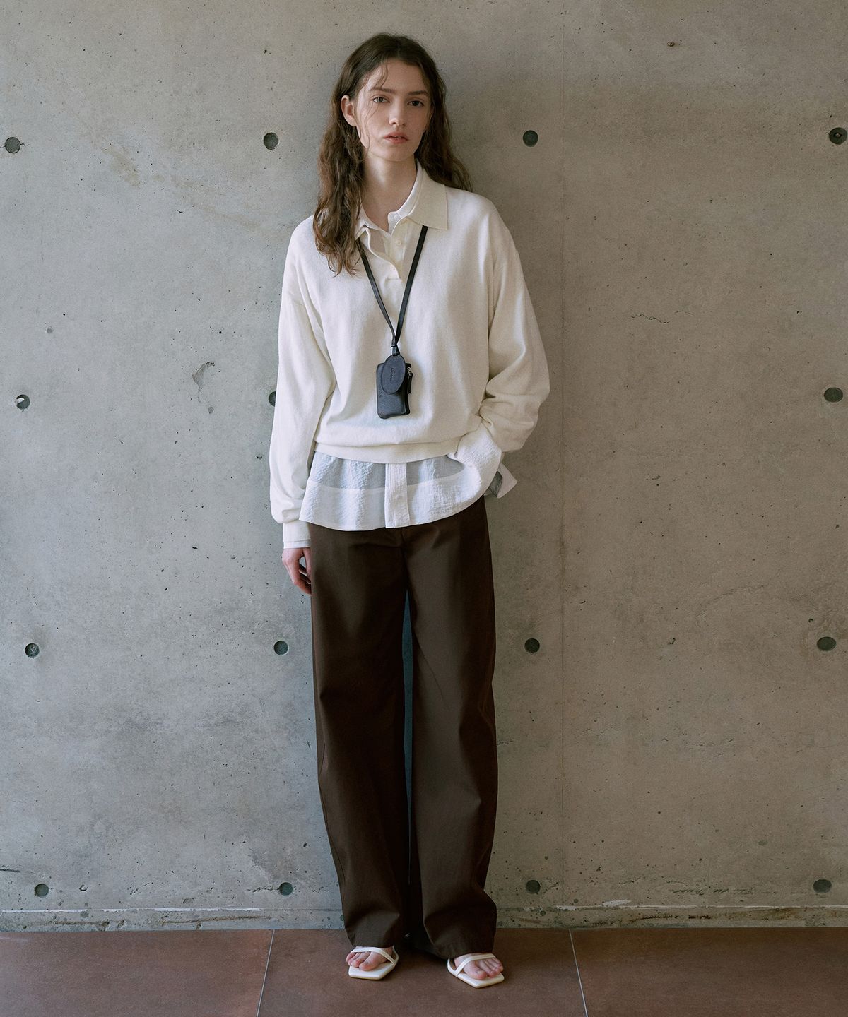 라메레이(LAMEREI) Natural Curved Cotton Pants[LMBFSPPT505]-2color