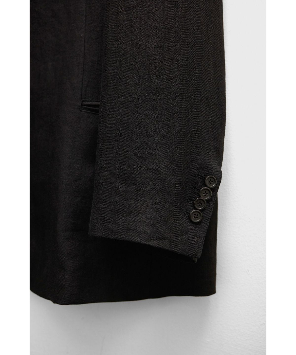 유스(YOUTH) Linen Tailored Jacket - Black
