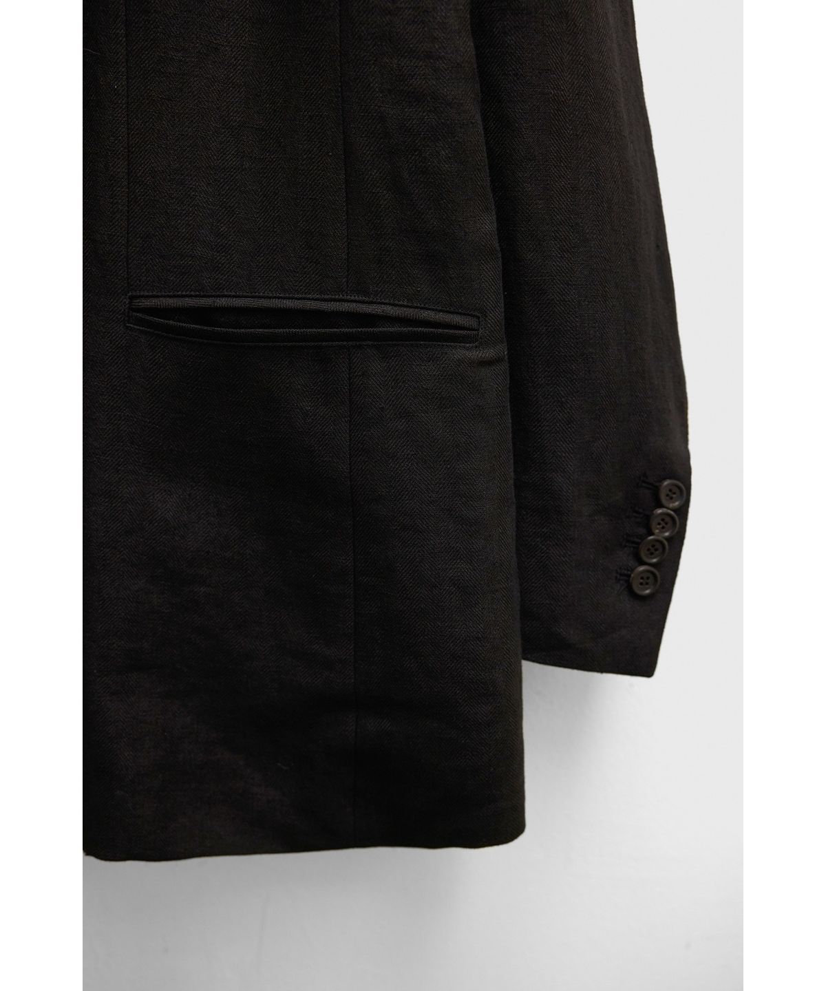 유스(YOUTH) Linen Tailored Jacket - Black