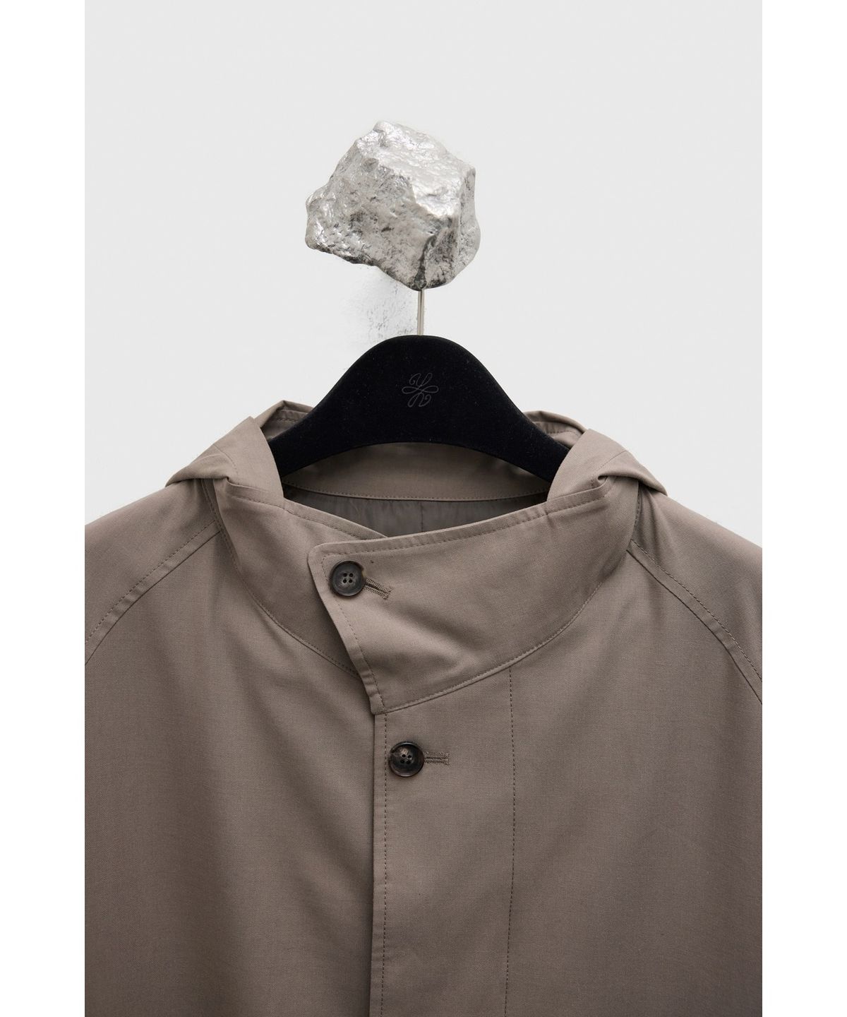 유스(YOUTH) Hooded Coat - Beige