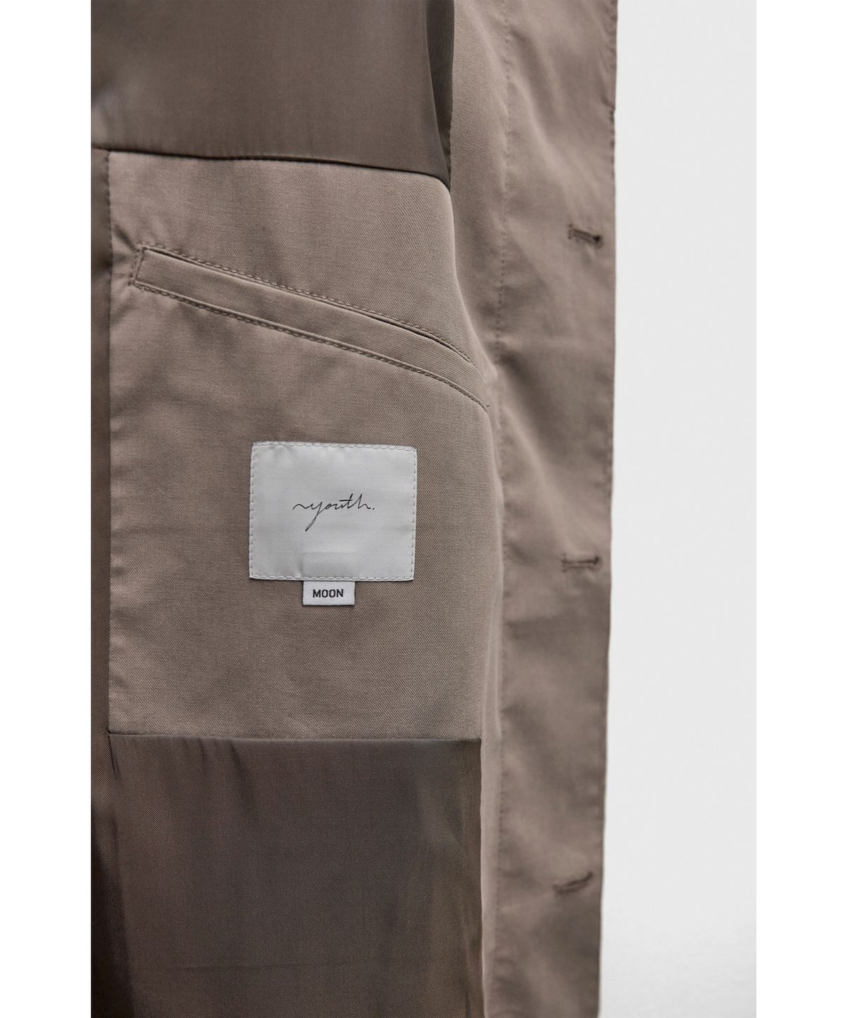 유스(YOUTH) Hooded Coat - Beige