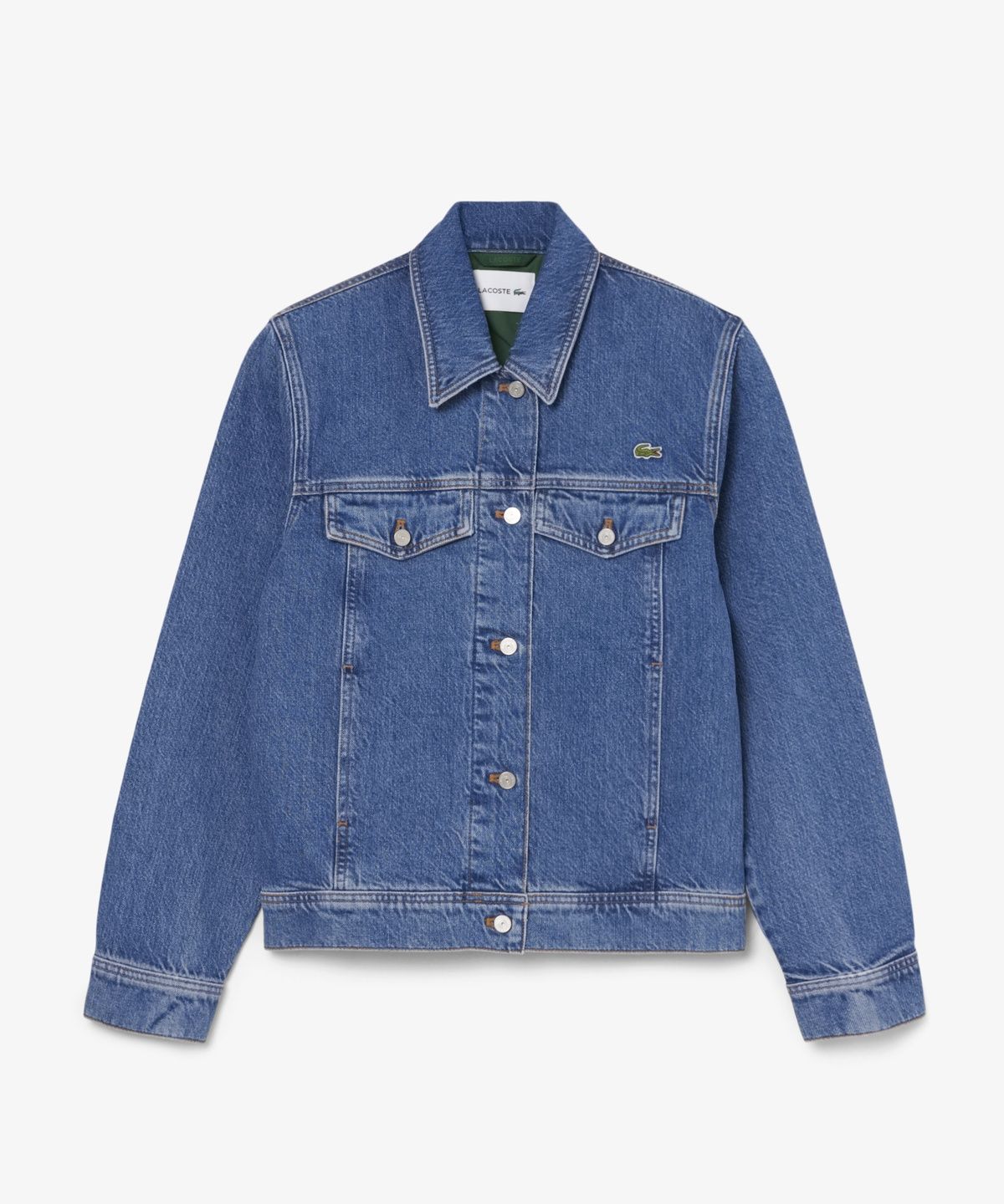 라코스테(LACOSTE) 여성 데님 트러커 자켓 BF6813-56G 36L