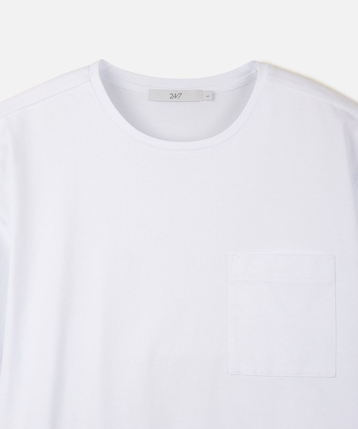 247시리즈(247SERIES) SORONA® 30수 포켓 티셔츠 WHITE
