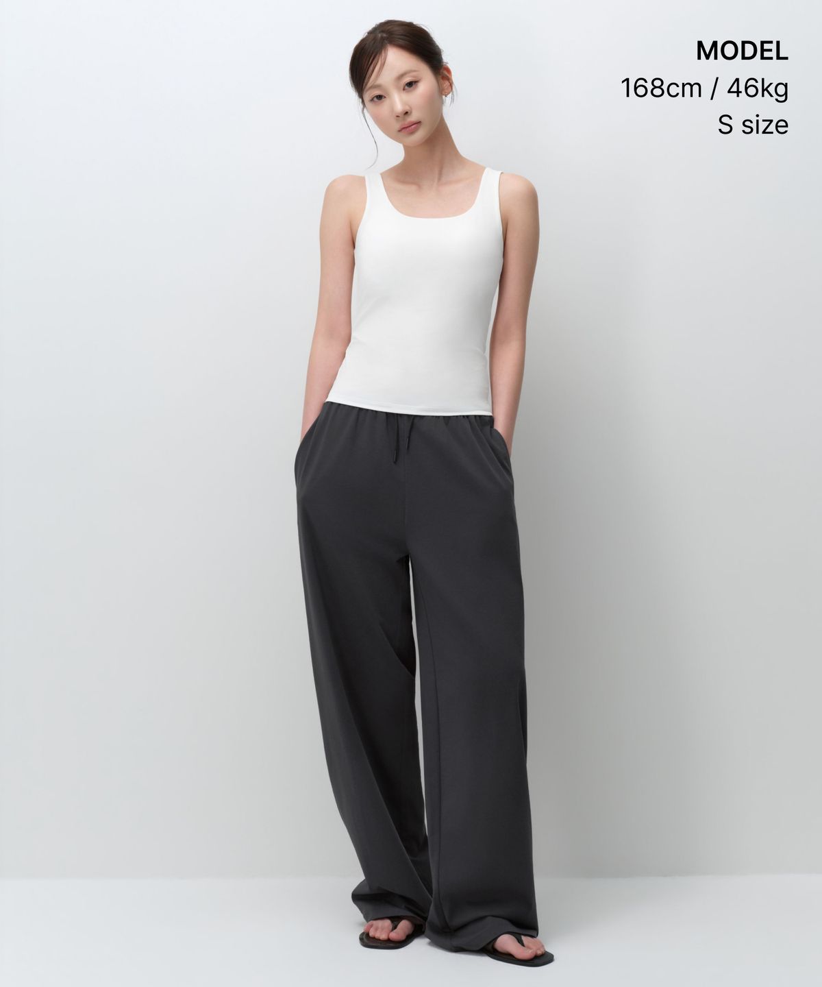 무신사 스탠다드 우먼(MUSINSA STANDARD WOMAN) [쿨탠다드] 브라 탱크 탑 [화이트]