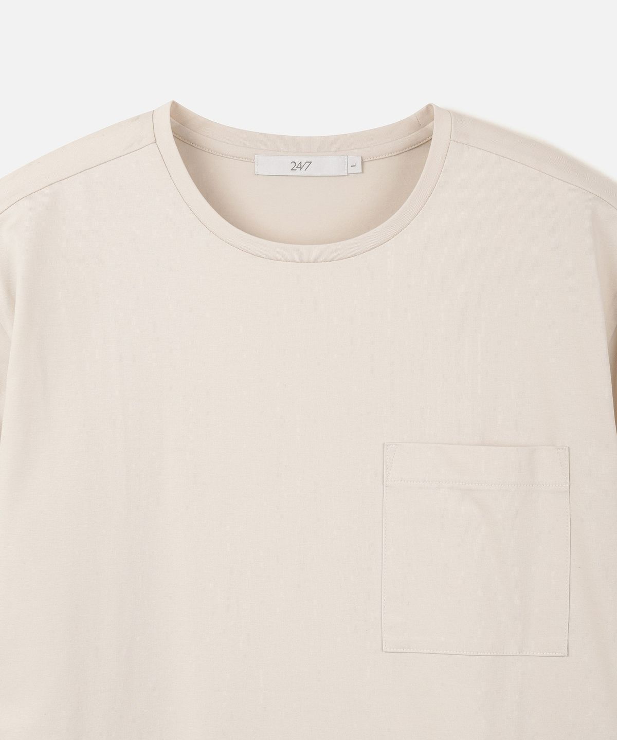 247시리즈(247SERIES) SORONA® 30수 포켓 티셔츠 LIGHT BEIGE