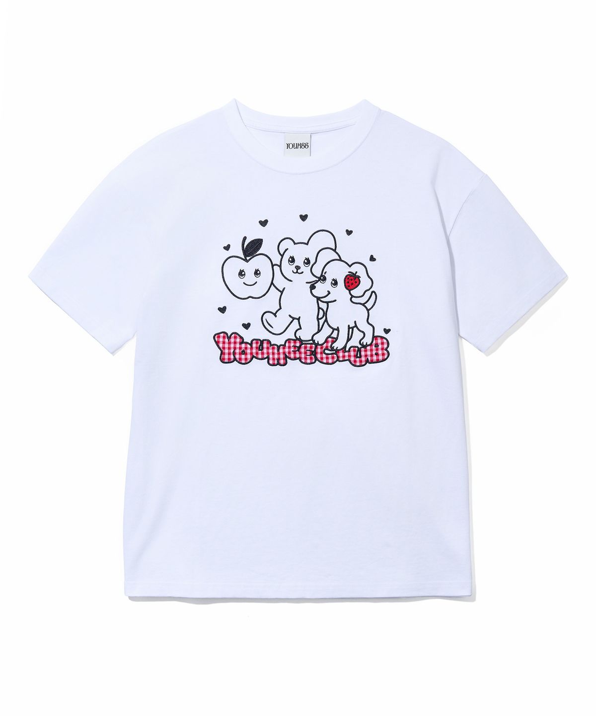 유희(YOUHEE) YOUHEE CLUB GRAPHIC T-SHIRTS_WHITE