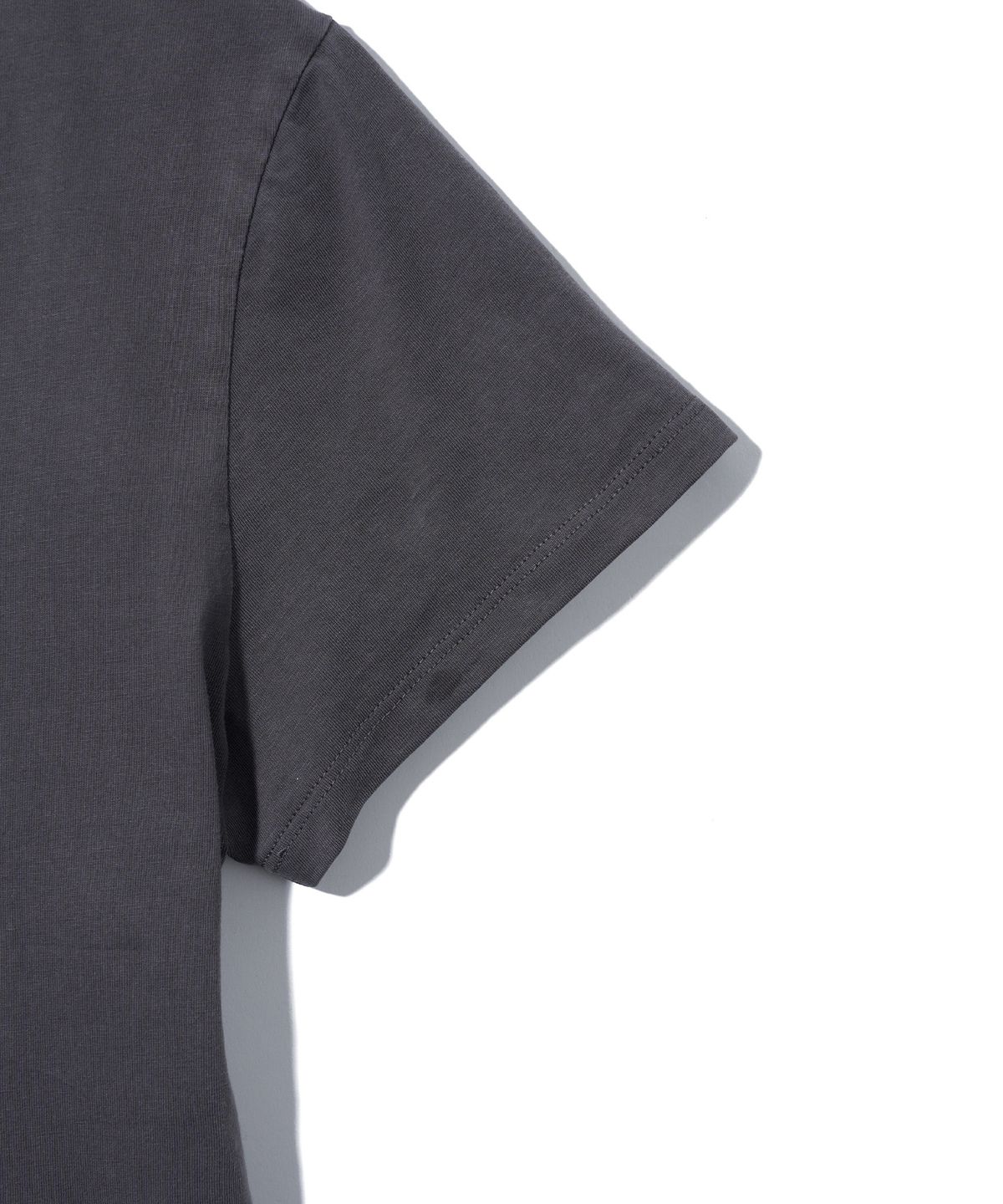 유희(YOUHEE) COLOR LETTERING T-SHIRTS_CHARCOAL