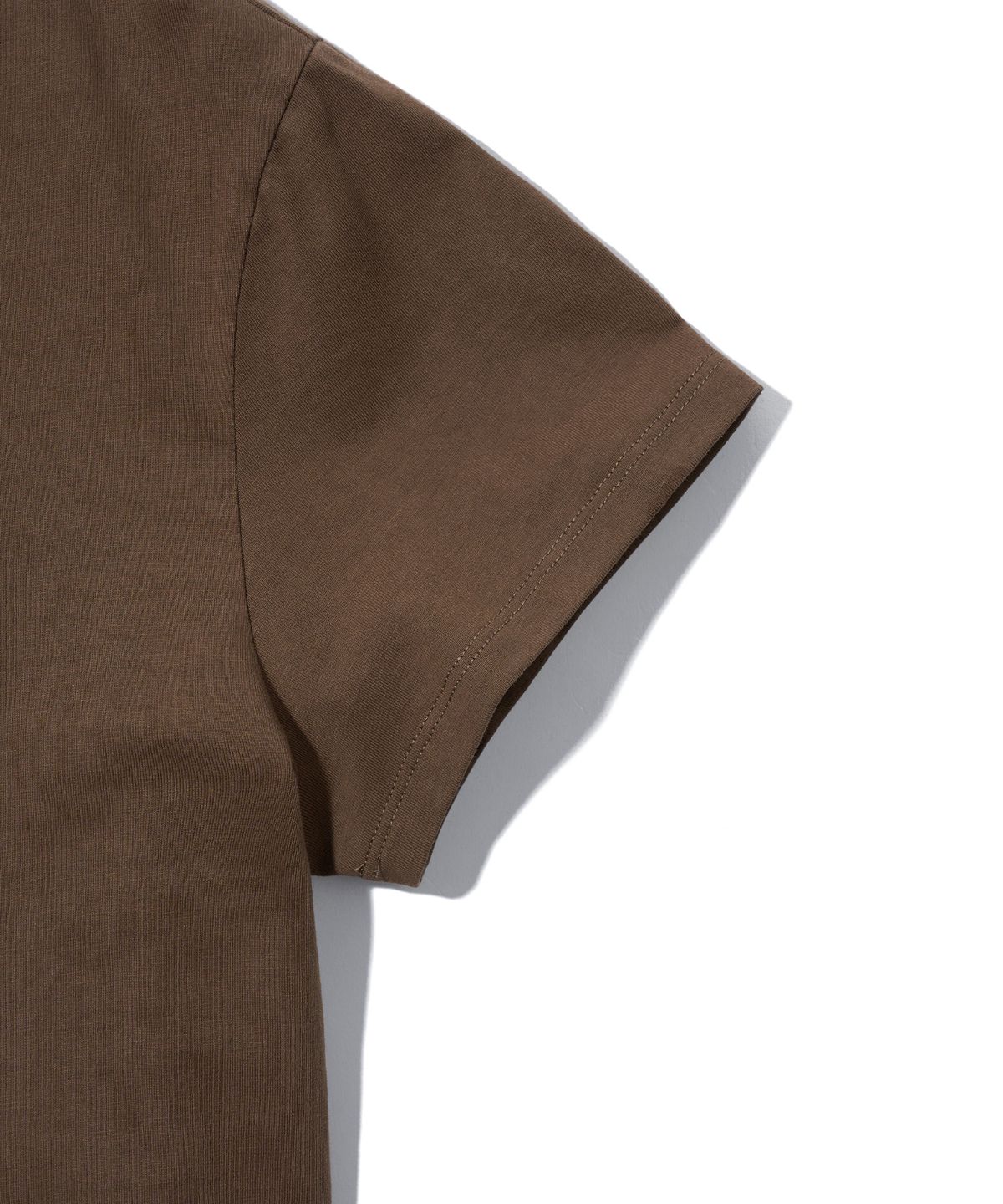 유희(YOUHEE) COLOR LETTERING T-SHIRTS_BROWN