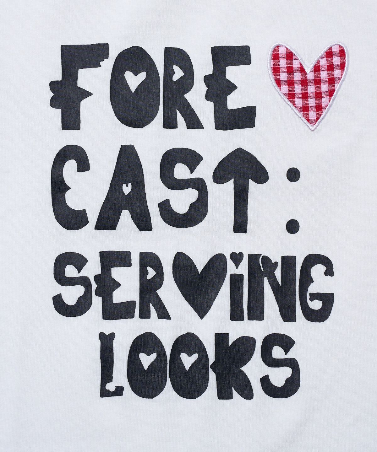 유희(YOUHEE) FORECAST CROP T-SHIRTS_WHITE