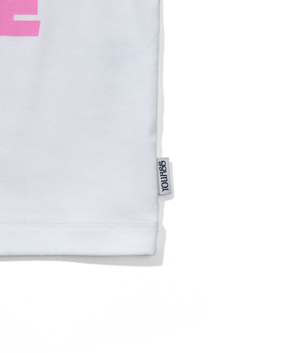 유희(YOUHEE) MOVIE YOUHEE LETTERING T-SHIRTS_WHITE