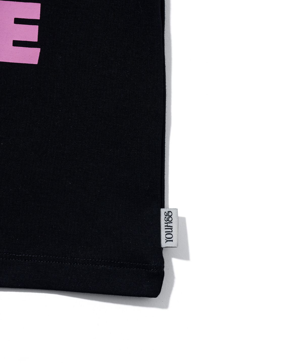 유희(YOUHEE) MOVIE YOUHEE LETTERING T-SHIRTS_BLACK