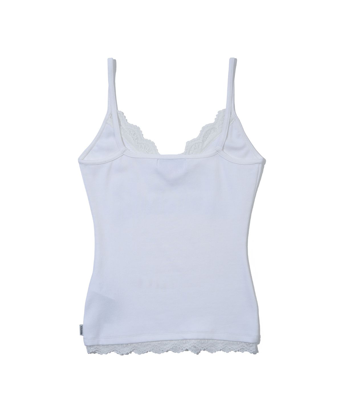유희(YOUHEE) LACE LETTERING SLEEVELESS_WHITE