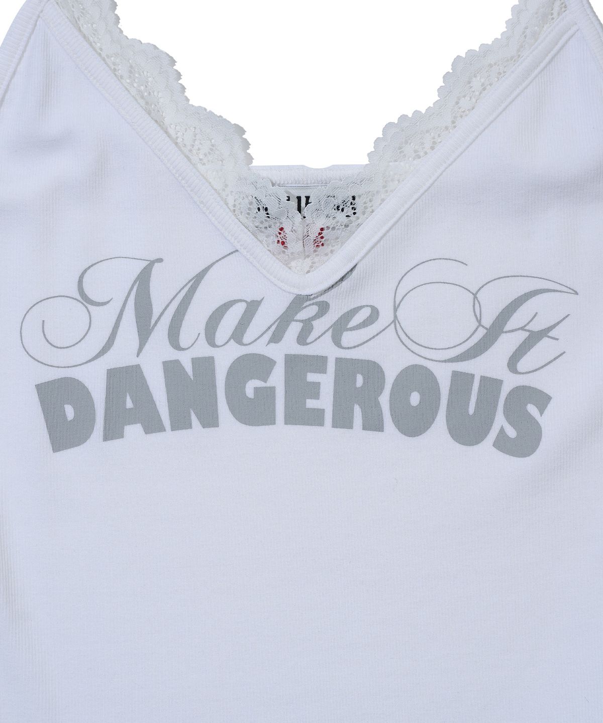 유희(YOUHEE) LACE LETTERING SLEEVELESS_WHITE