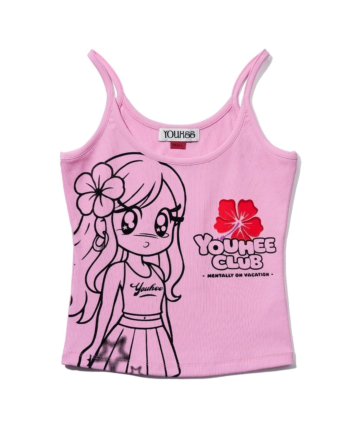 유희(YOUHEE) YOUHEE GIRL GRAPHIC SLEEVELESS_PINK