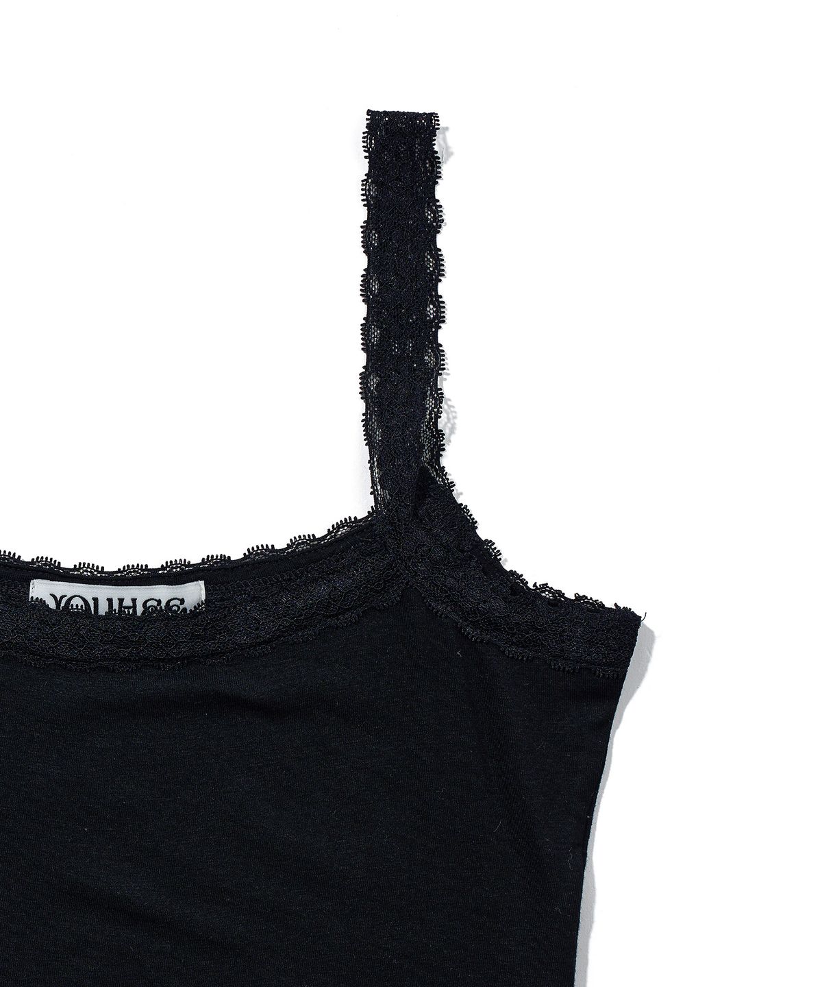 유희(YOUHEE) LACE SLEEVELESS_BLACK