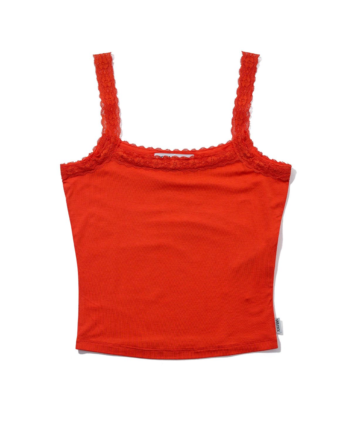 유희(YOUHEE) LACE SLEEVELESS_ORANGE