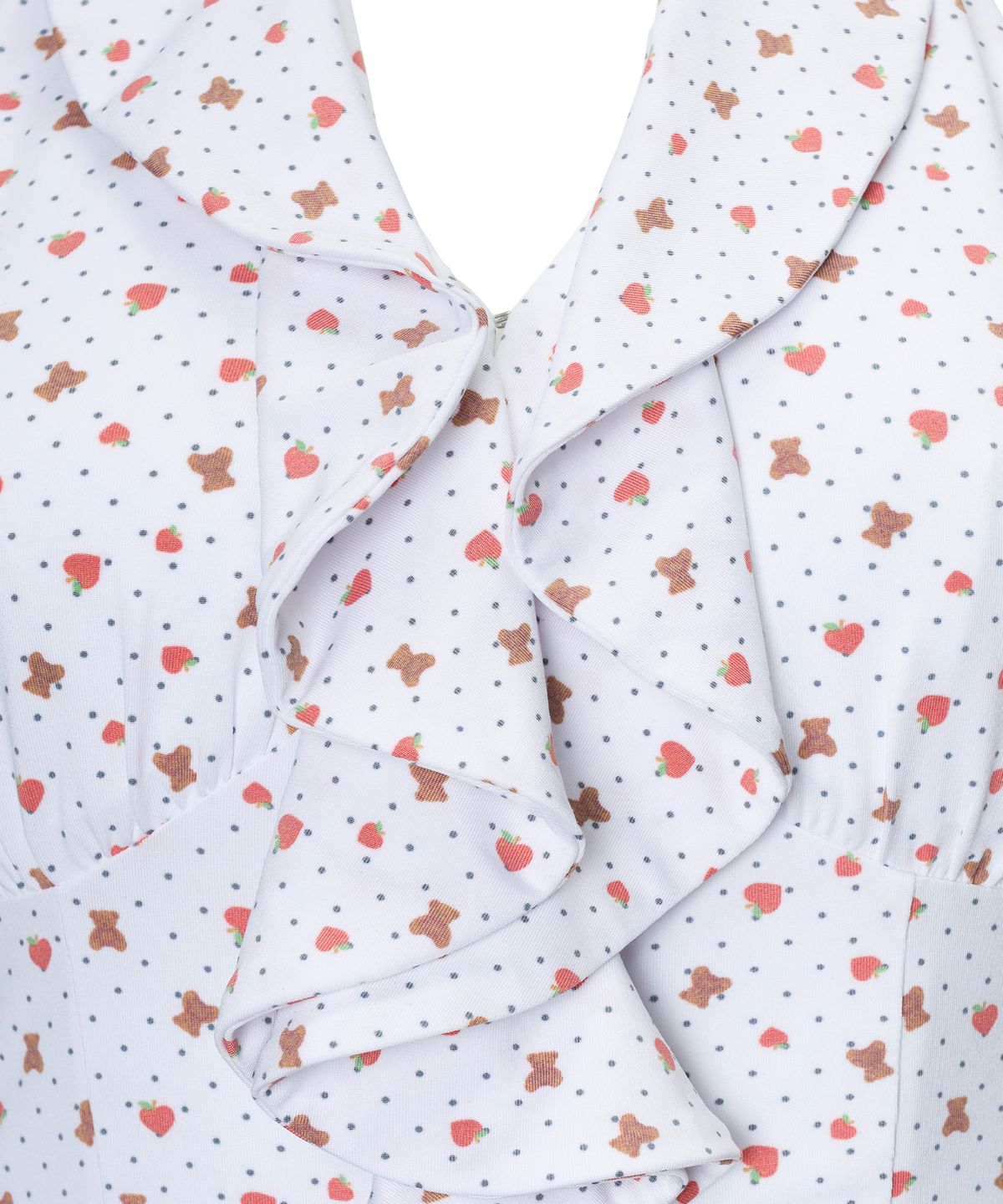 유희(YOUHEE) HEART APPLE HALTER NECK BLOUSE_WHITE