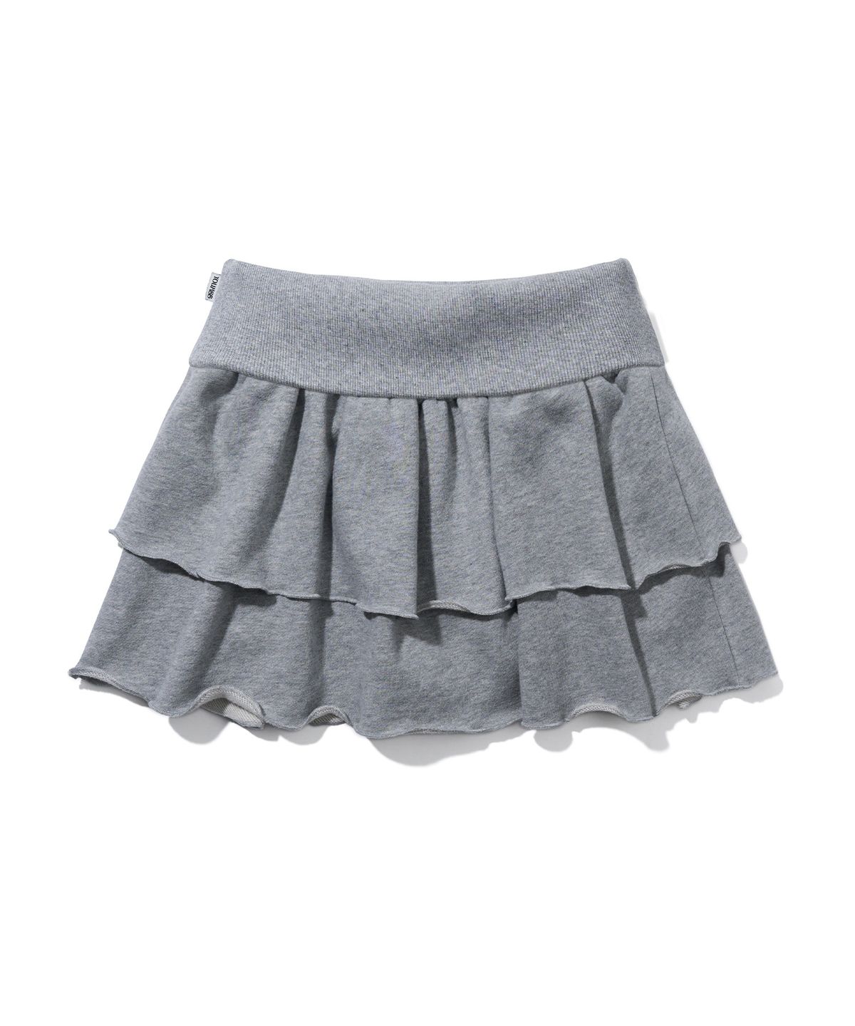 유희(YOUHEE) CANCAN JERSEY SKIRT_MELANGE GREY