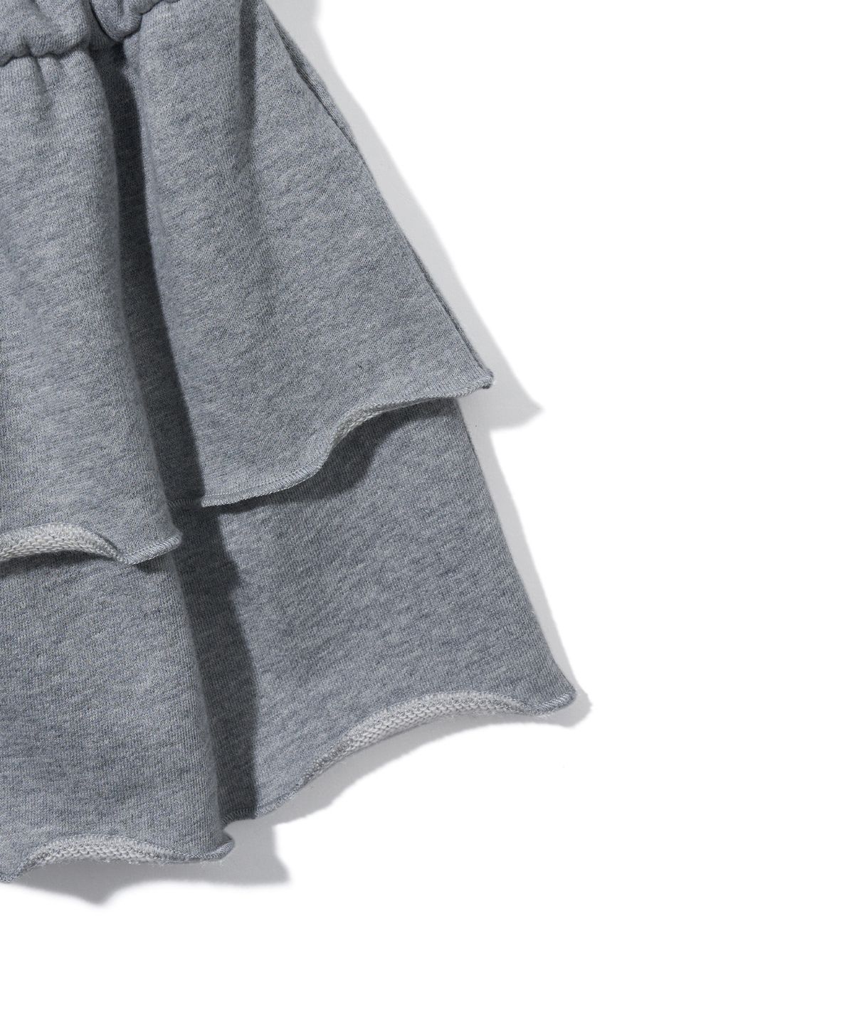 유희(YOUHEE) CANCAN JERSEY SKIRT_MELANGE GREY
