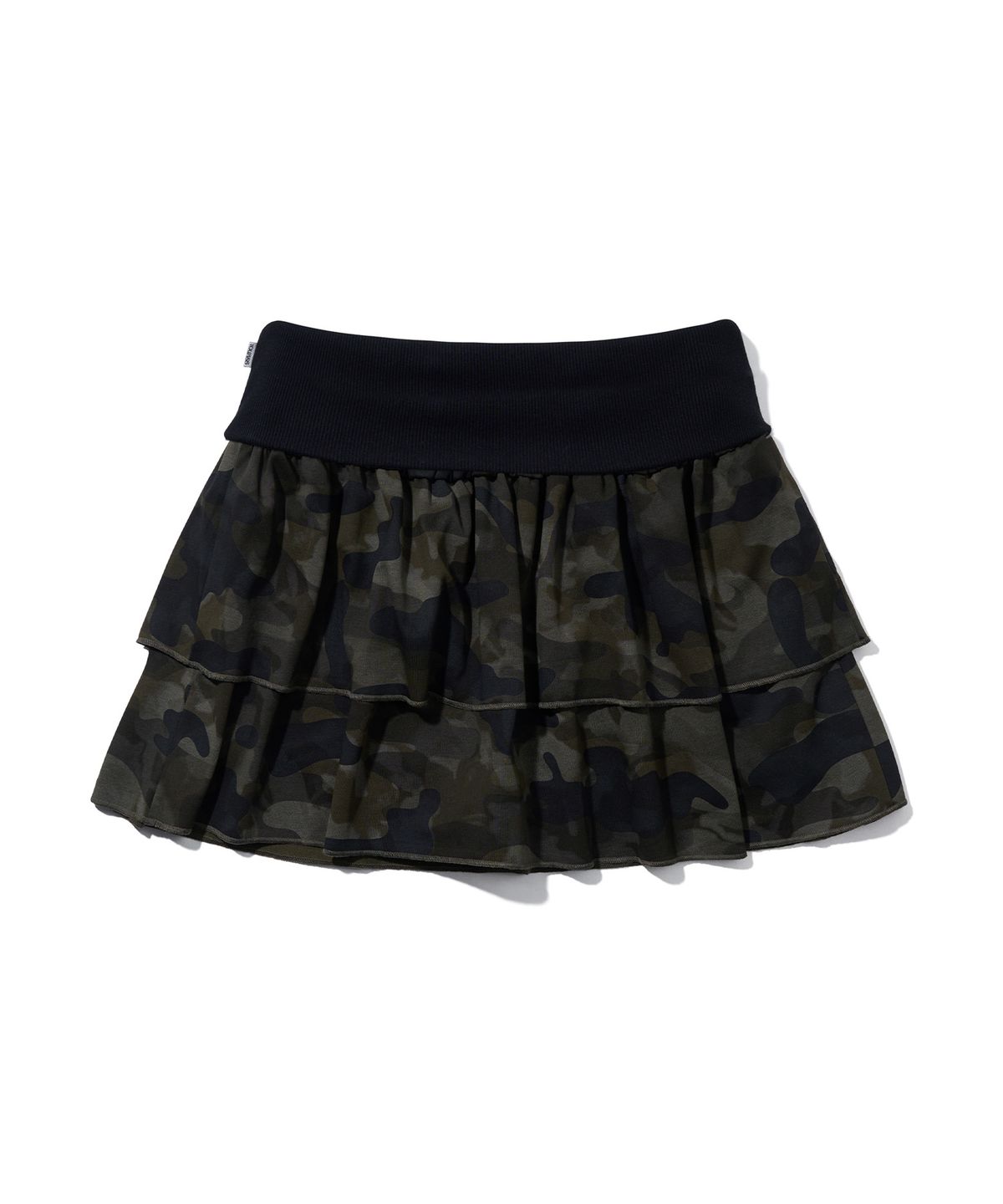 유희(YOUHEE) CANCAN JERSEY SKIRT_KHAKI