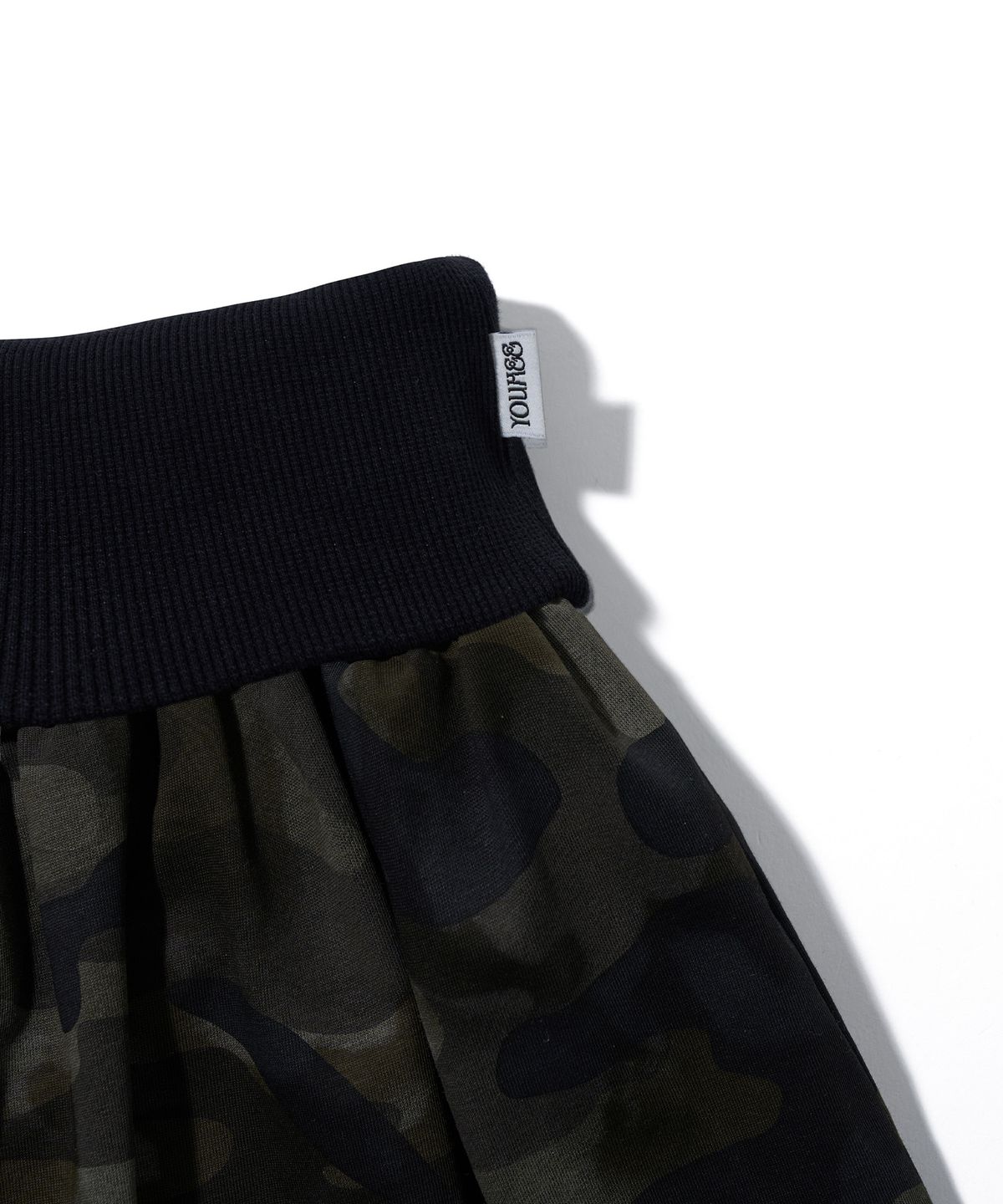 유희(YOUHEE) CANCAN JERSEY SKIRT_KHAKI