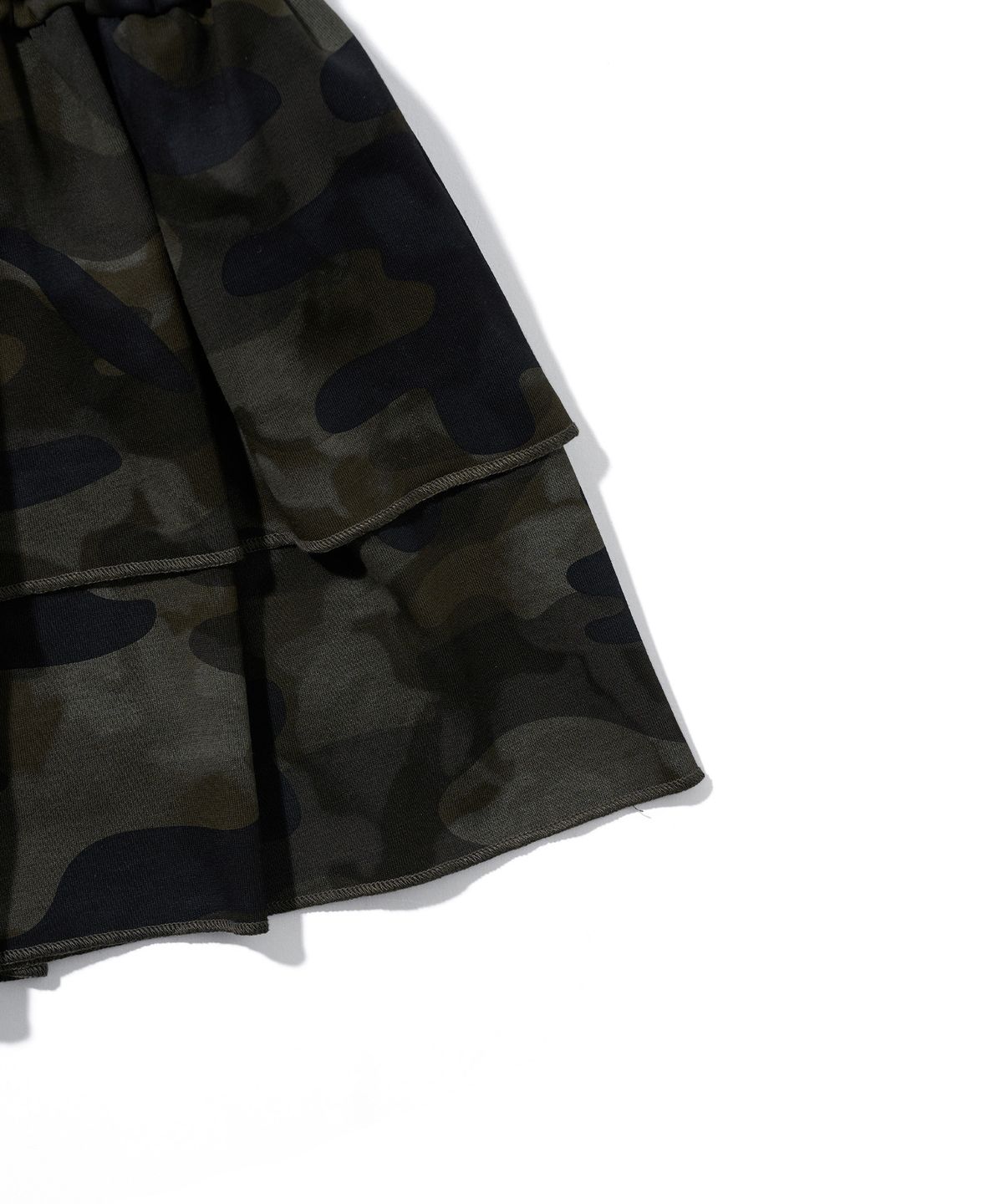 유희(YOUHEE) CANCAN JERSEY SKIRT_KHAKI