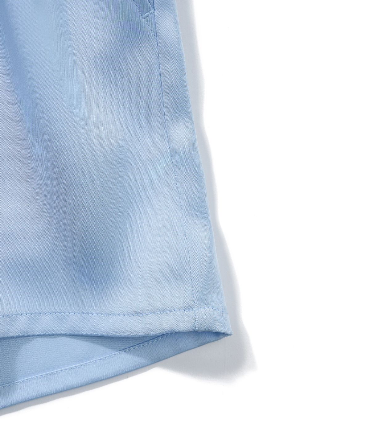 유희(YOUHEE) LACE LAYERED SHORTS_LIGHT BLUE