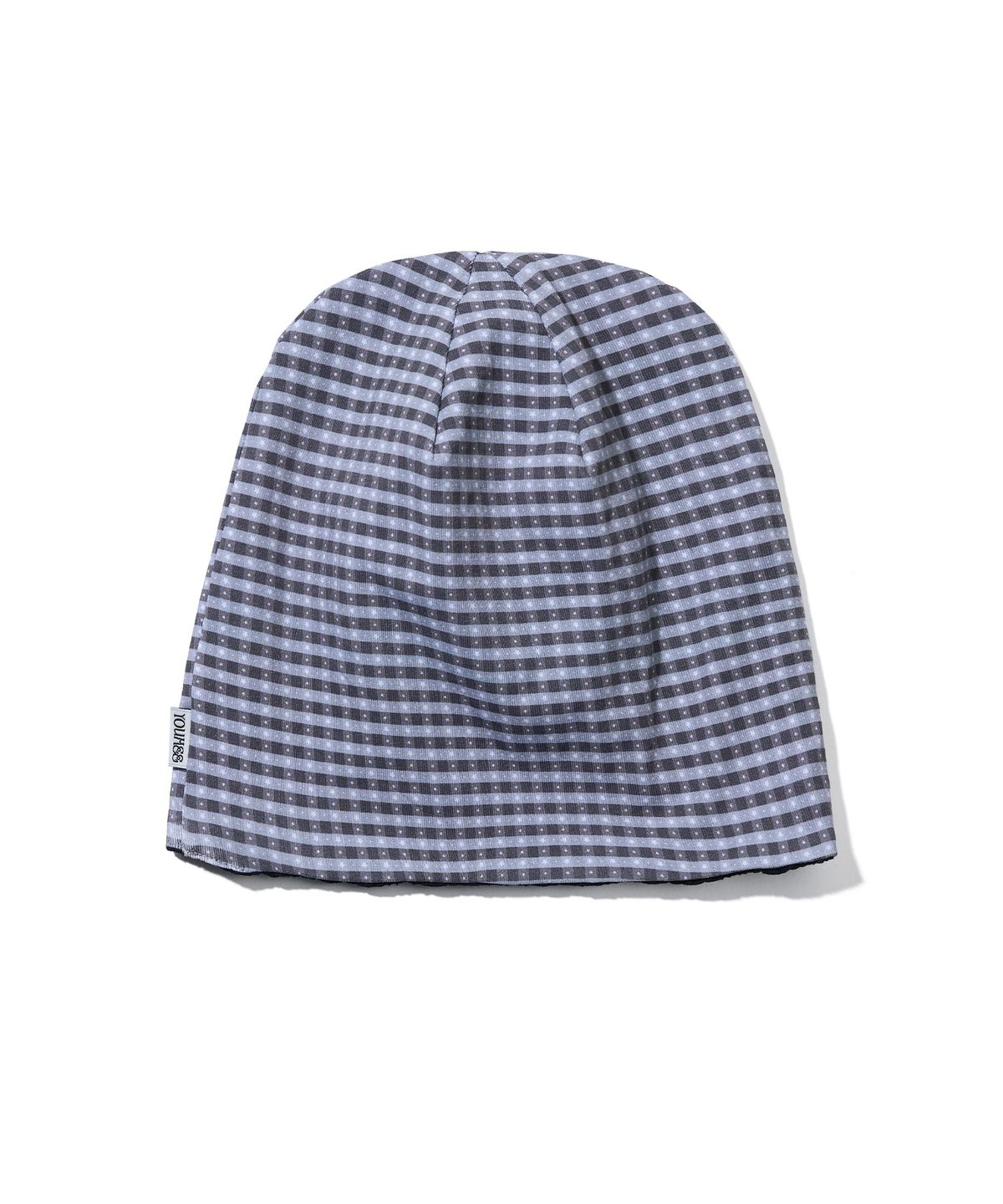 유희(YOUHEE) CHECK STAR PATTERN BENNIE_BLACK