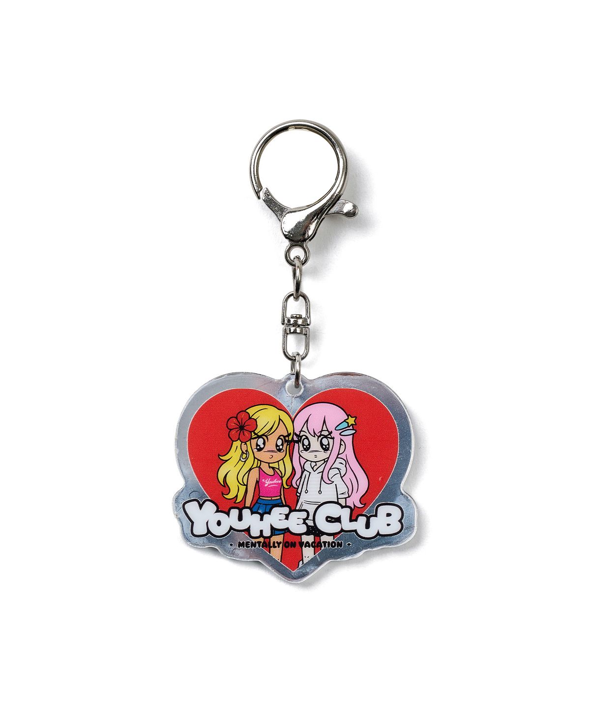유희(YOUHEE) YOUHEE CLUB MIRROR KEYRING_RED